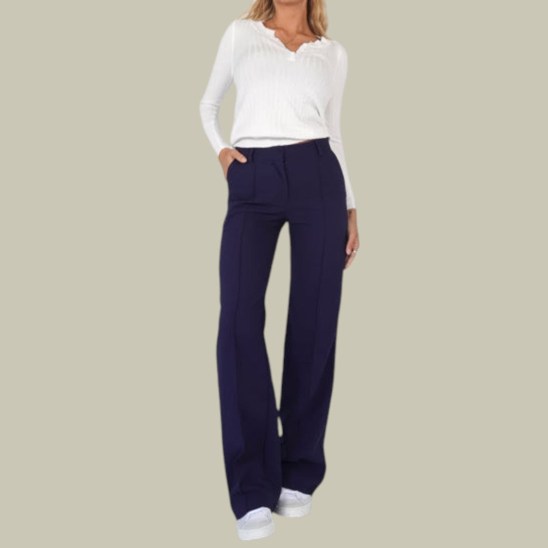 Womens Trousers Wide Chic