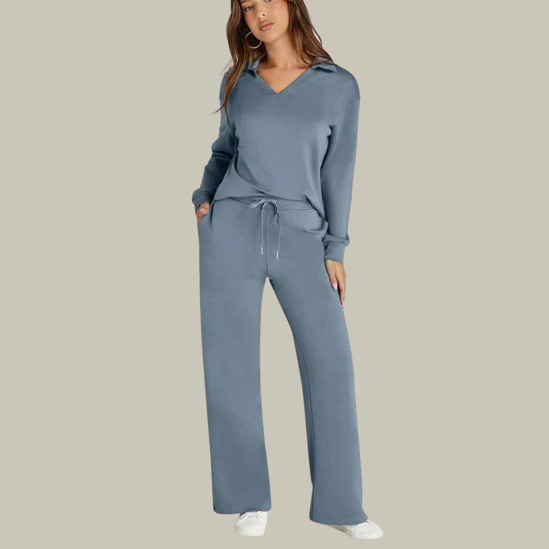 Women's V-Neck Breathable Set