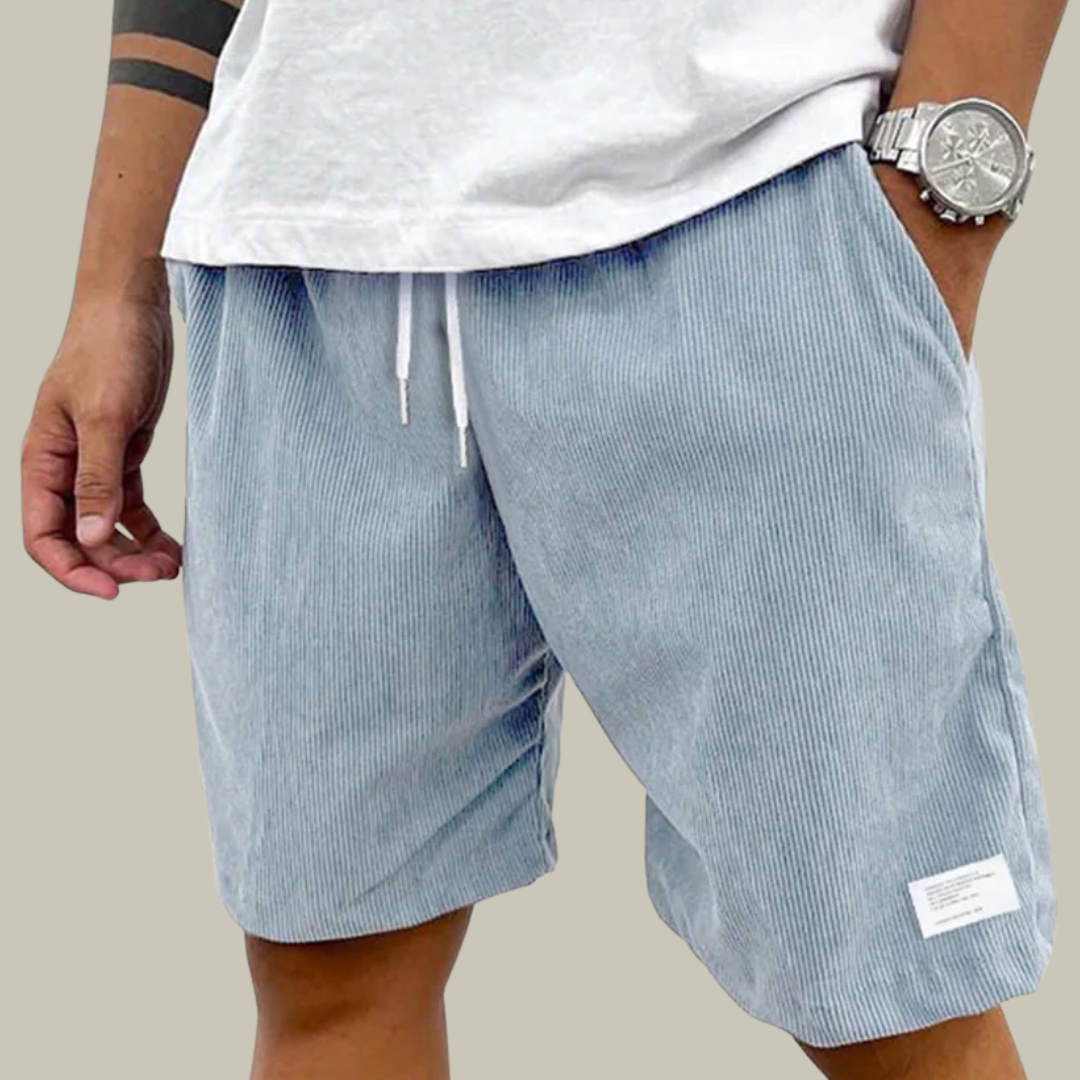 Men’s Corduroy Drawstring Shorts