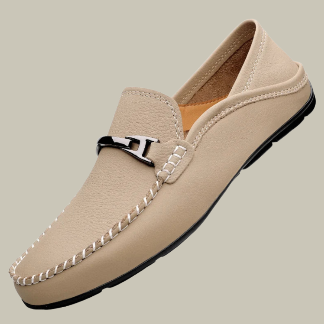 George | Leather Slip-On Dress Loafers