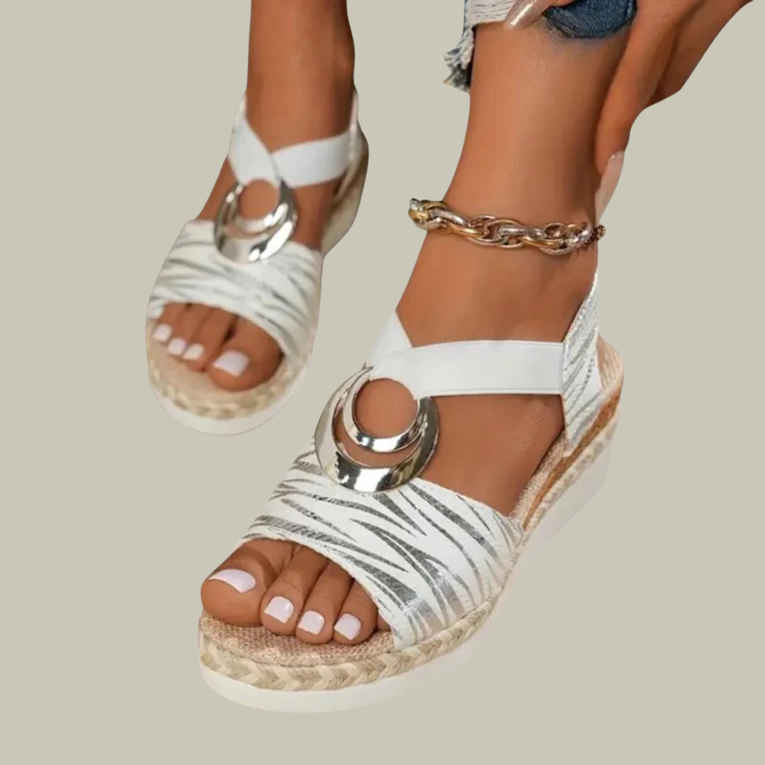 Women's Stretch Platform Espadrille Sandals