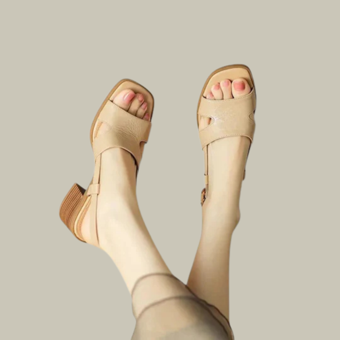 Women's Open Slingback Heeled Sandals