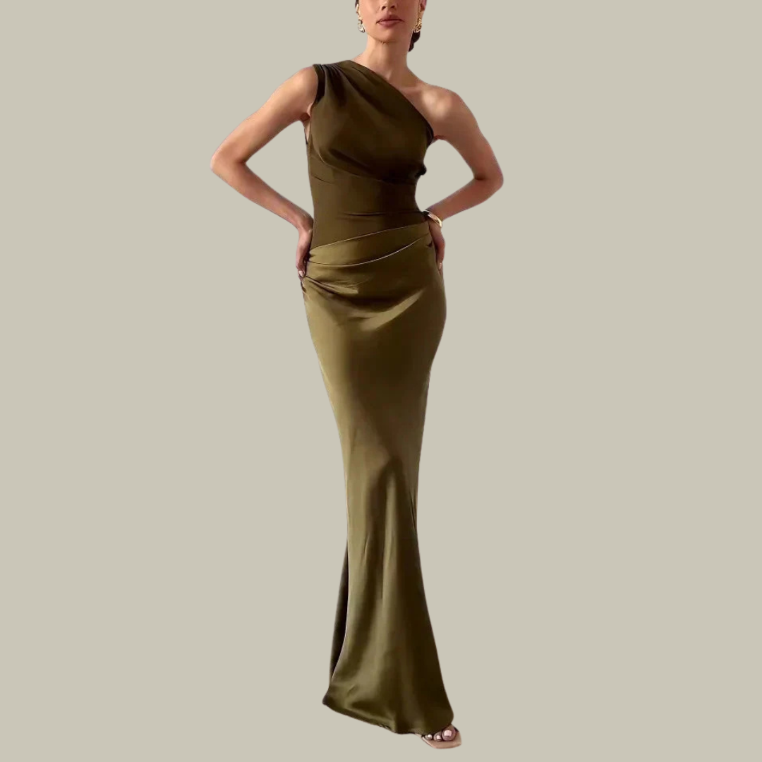 Georgia | One-Shoulder Elegant Maxi Dress