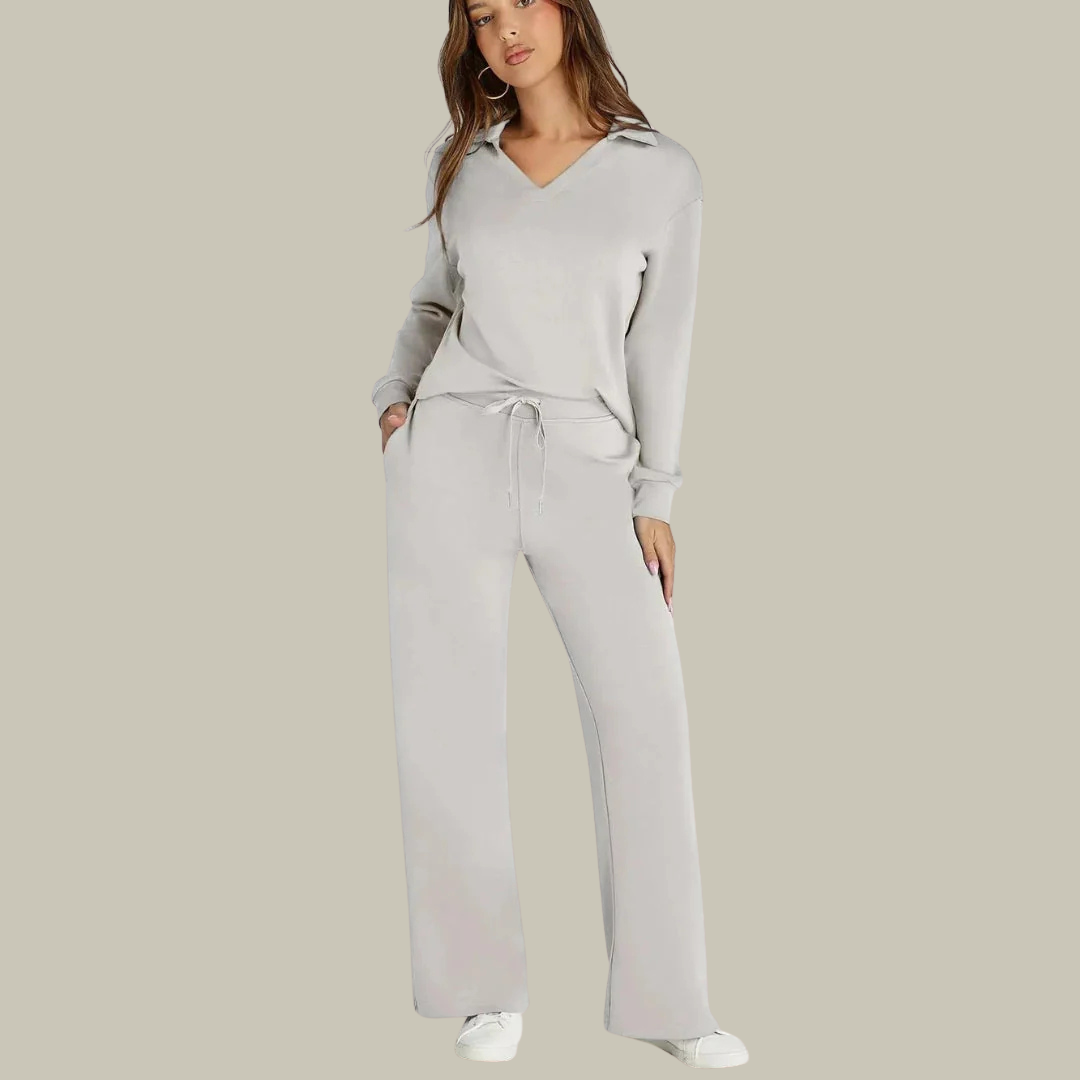 Women's V-Neck Breathable Set