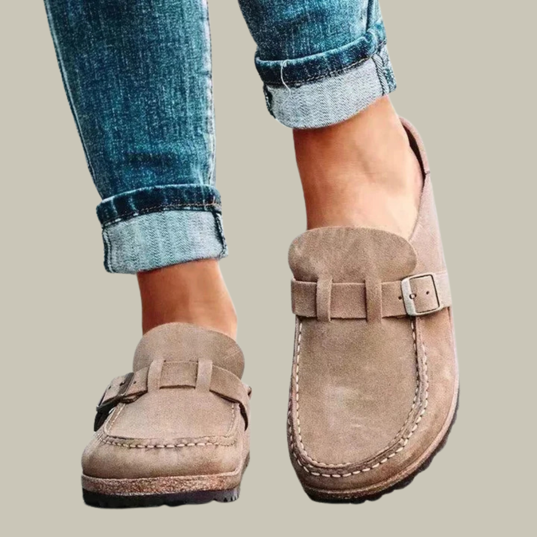 Women's Suede Orthopedic Mules Comfort