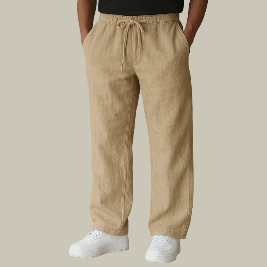 Oliver | Breathable Linen Relaxed Fit Trousers