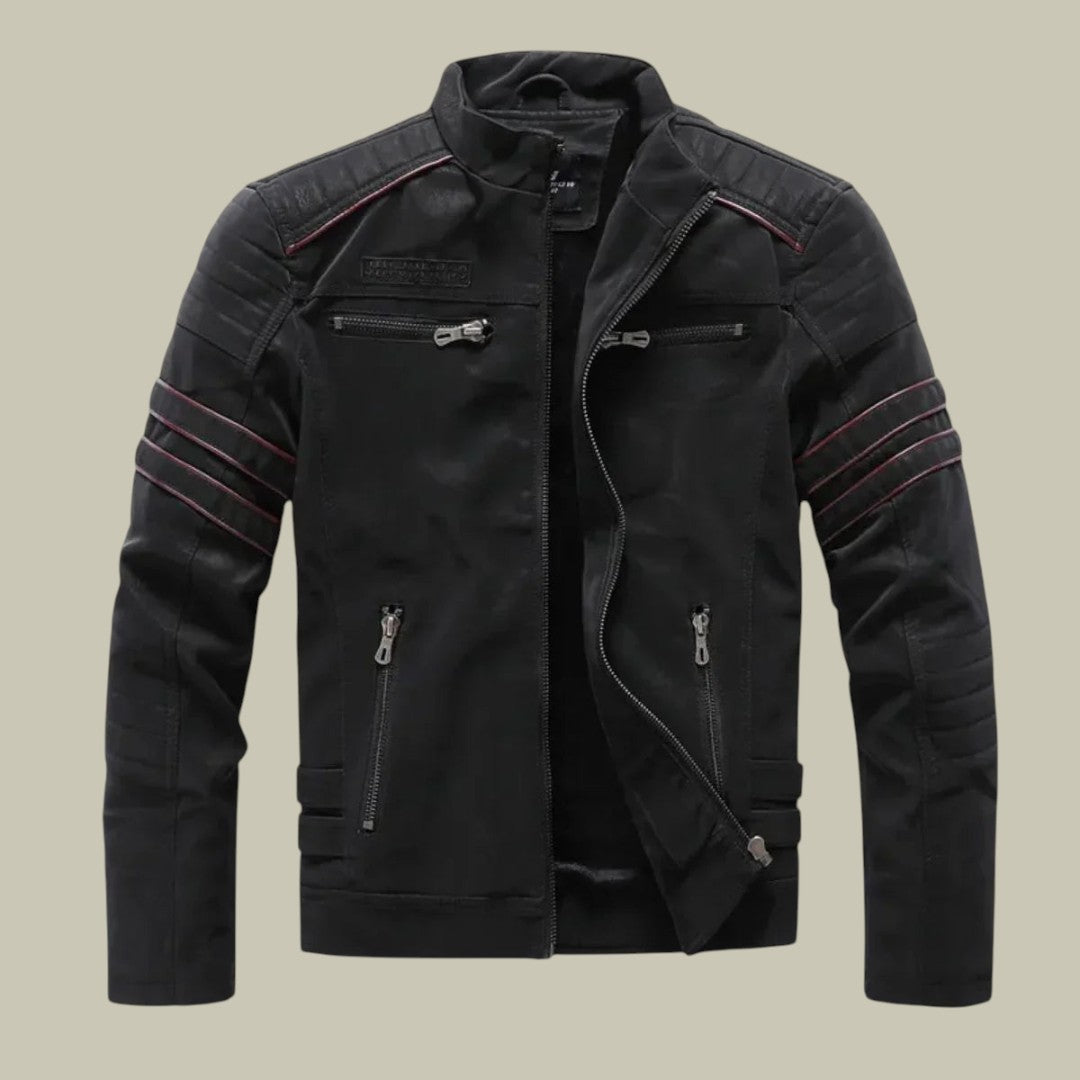 Men’s Leather Jacket Autumn