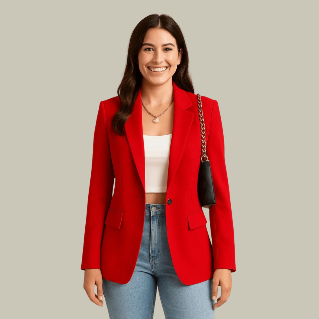 Women’s Tailored Single-Breasted Blazer