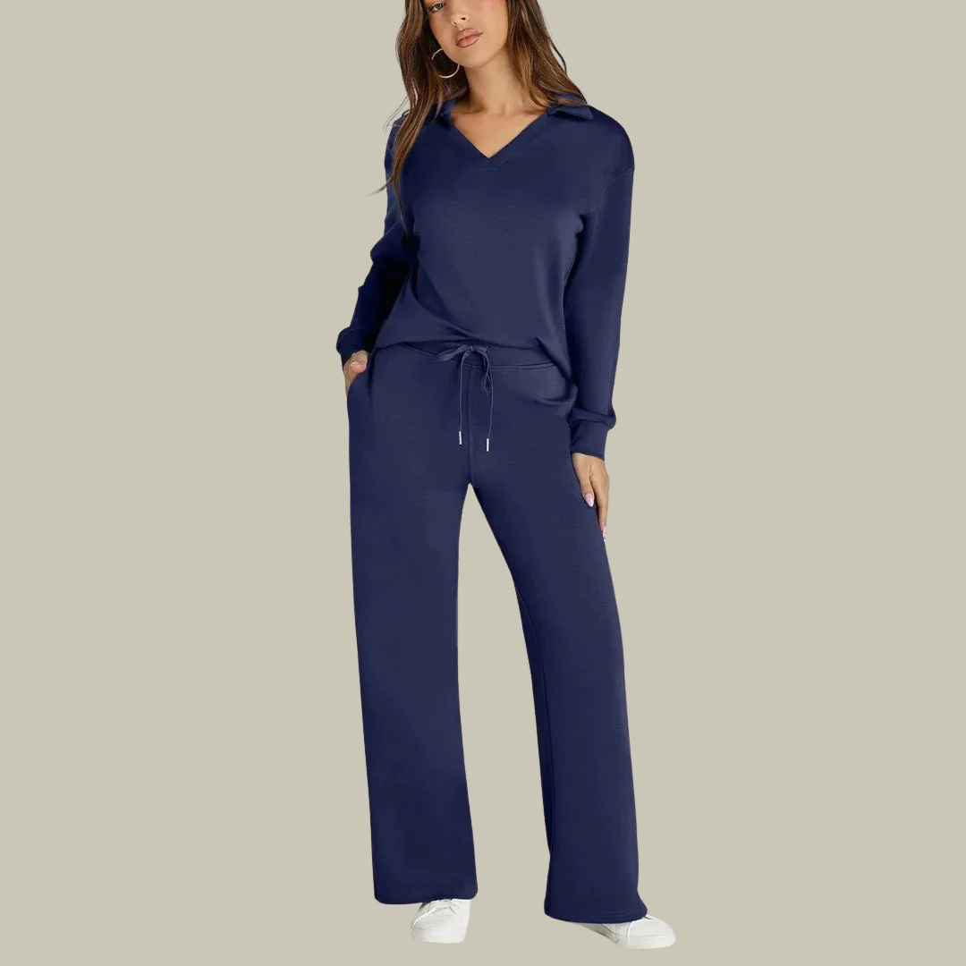 Women's V-Neck Breathable Set
