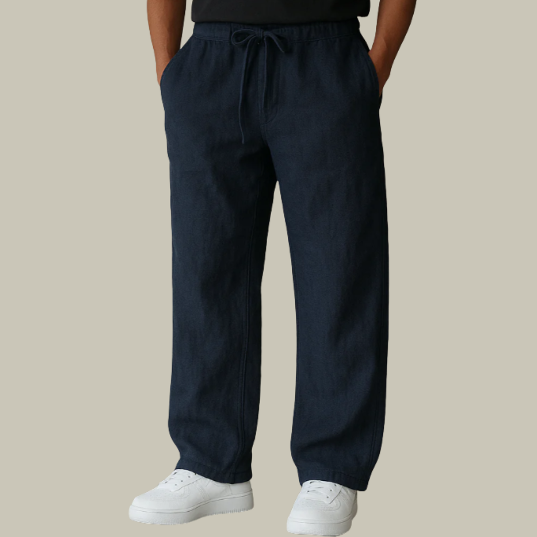 Oliver | Breathable Linen Relaxed Fit Trousers