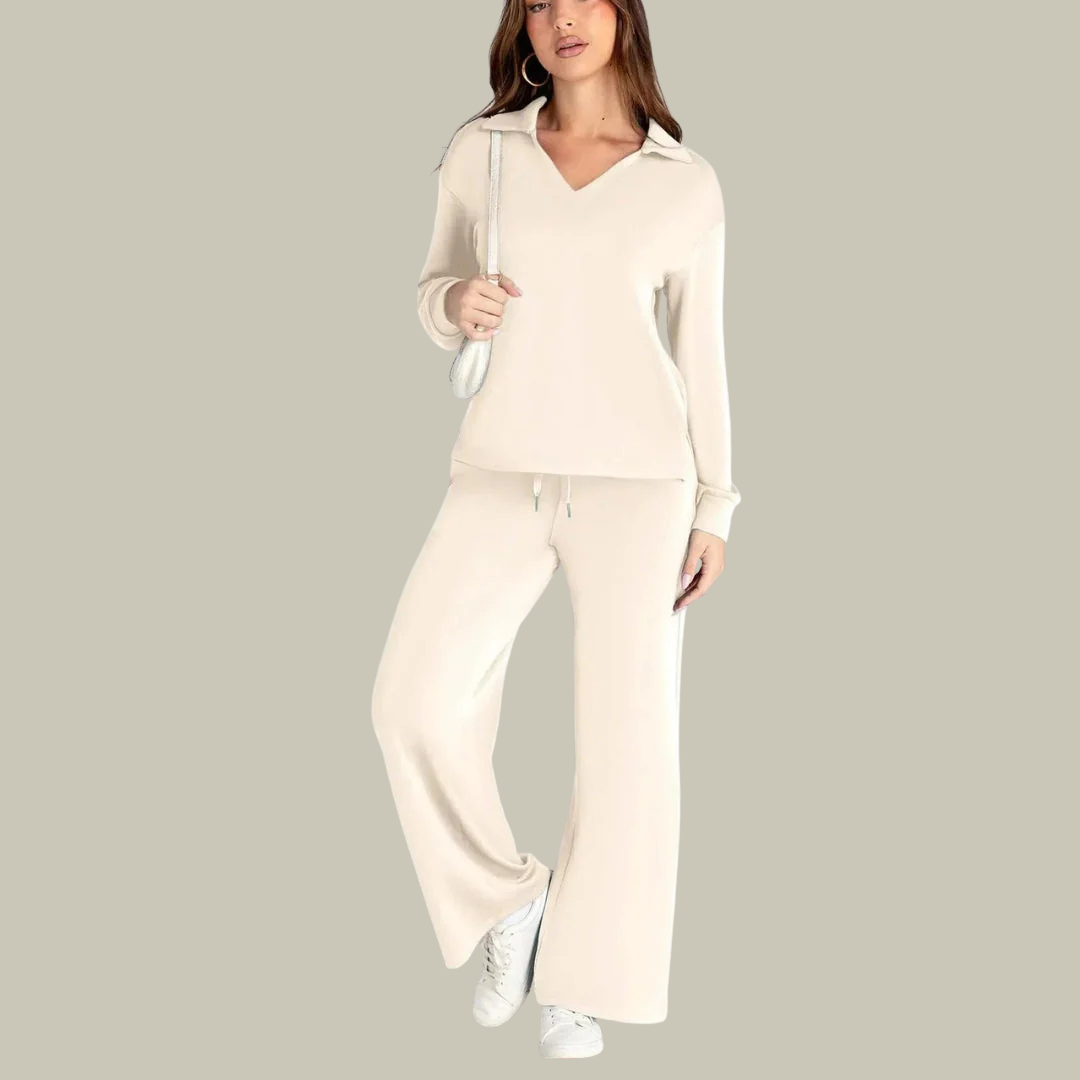 Women's V-Neck Breathable Set