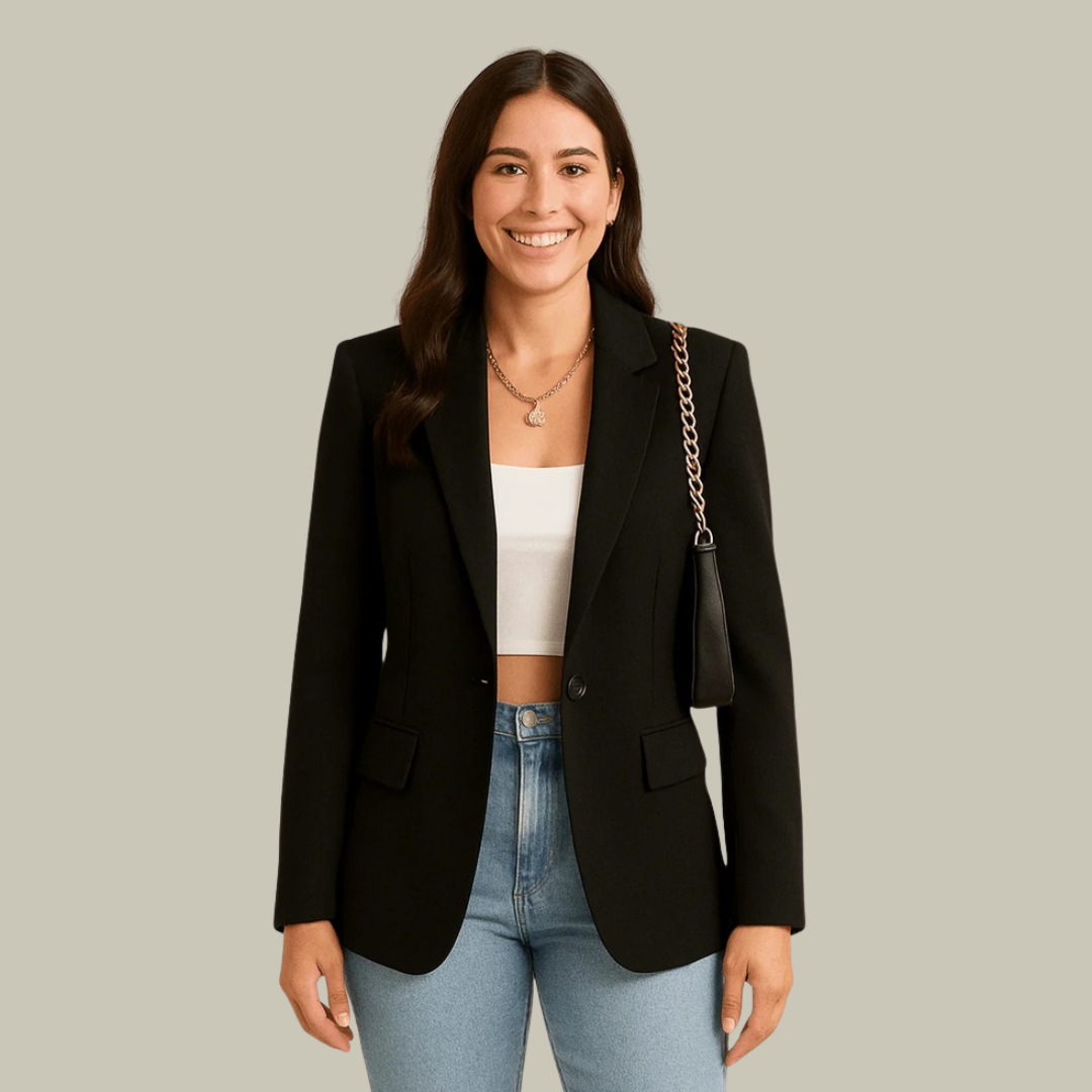 Women’s Tailored Single-Breasted Blazer