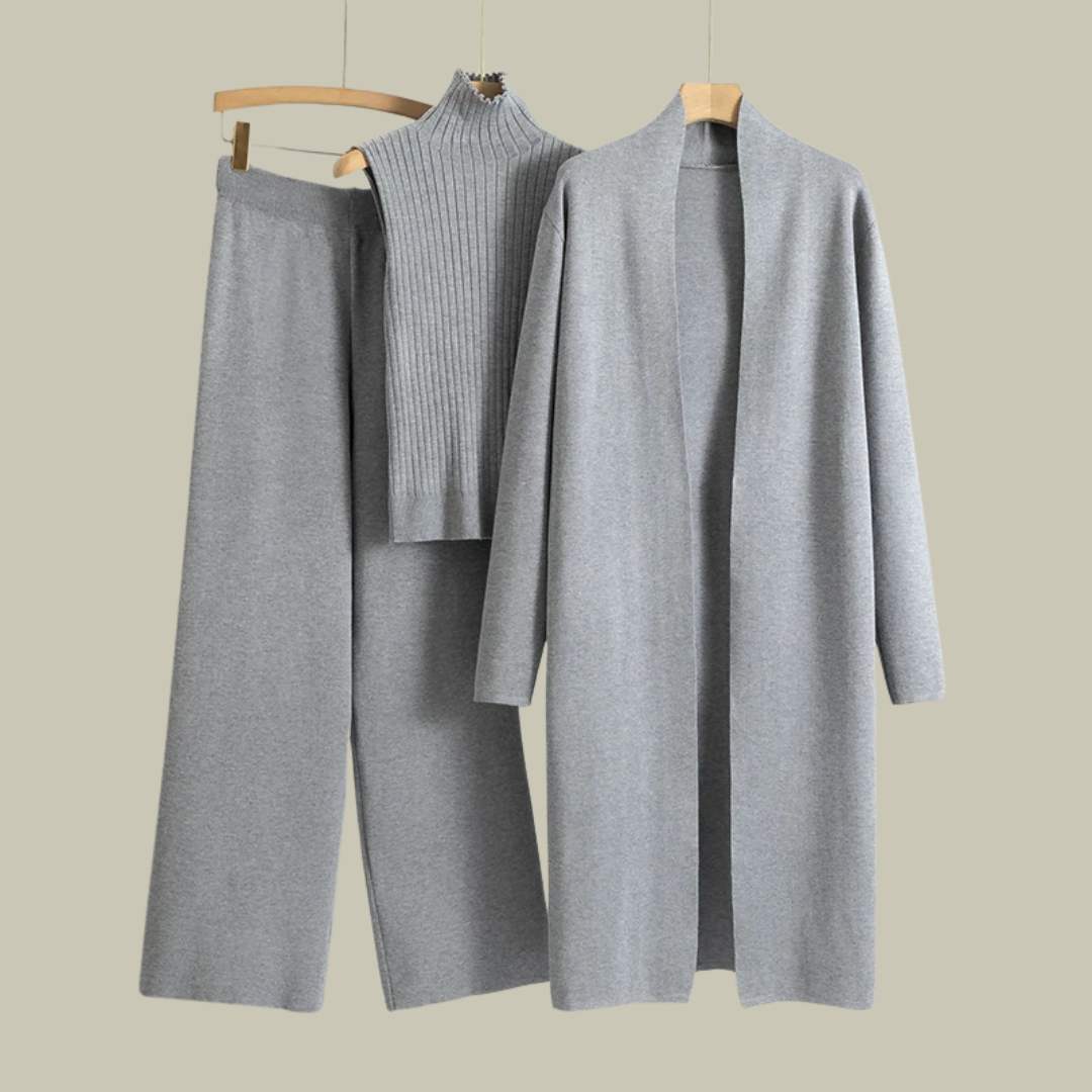 Womens Spring/Summer 3-Piece Cardigan Set