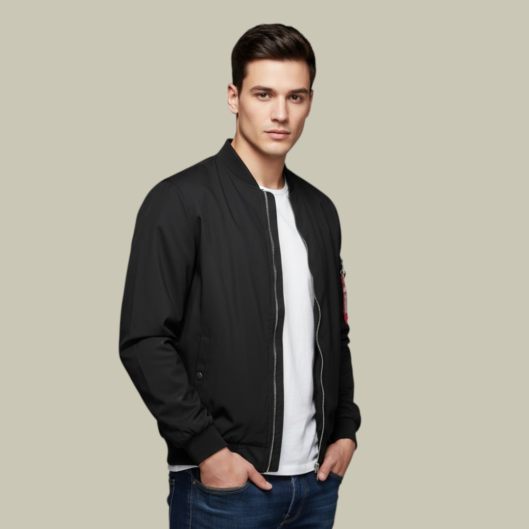 Mens Classic Bomber Jacket
