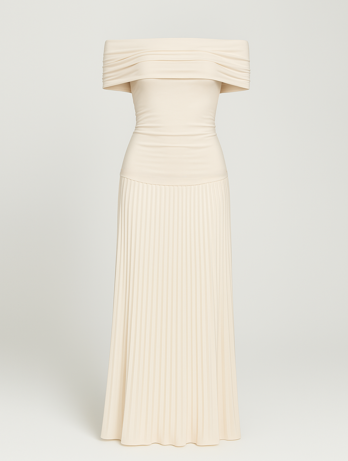 Arden | Women's Wedding Guest Pleated Maxi Dress 3