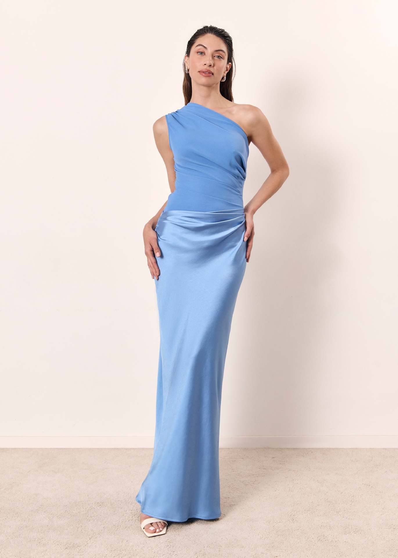 Beatrice | Women Wedding Guest Dress One-Shoulder Evening Dress 5