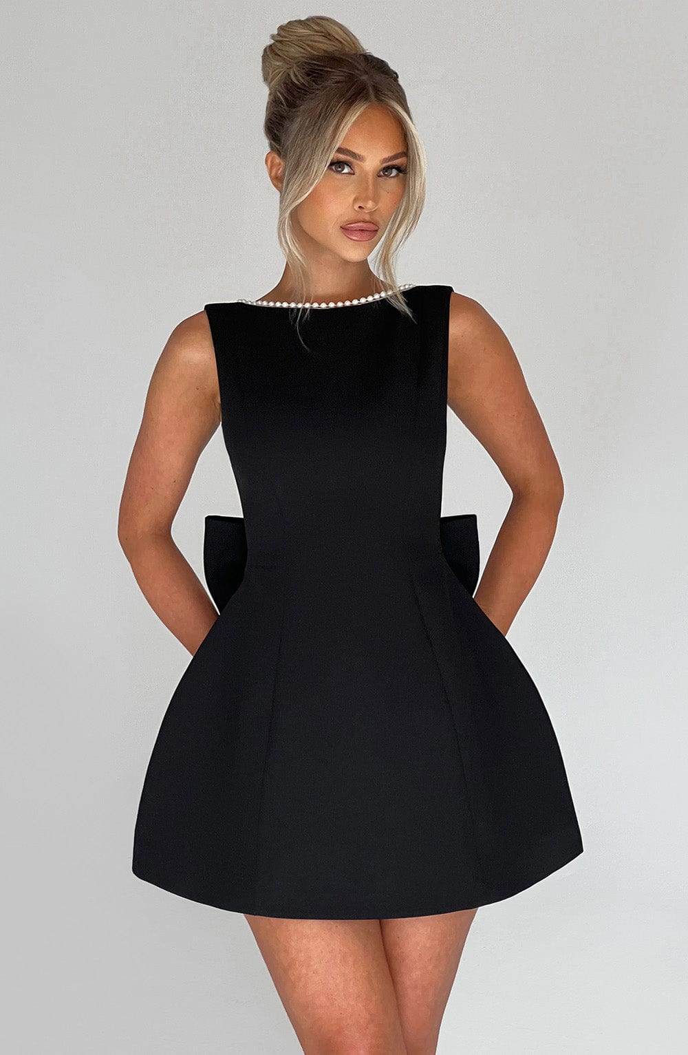 Catherine | Women's Wedding Guest Structured Mini Dress 3