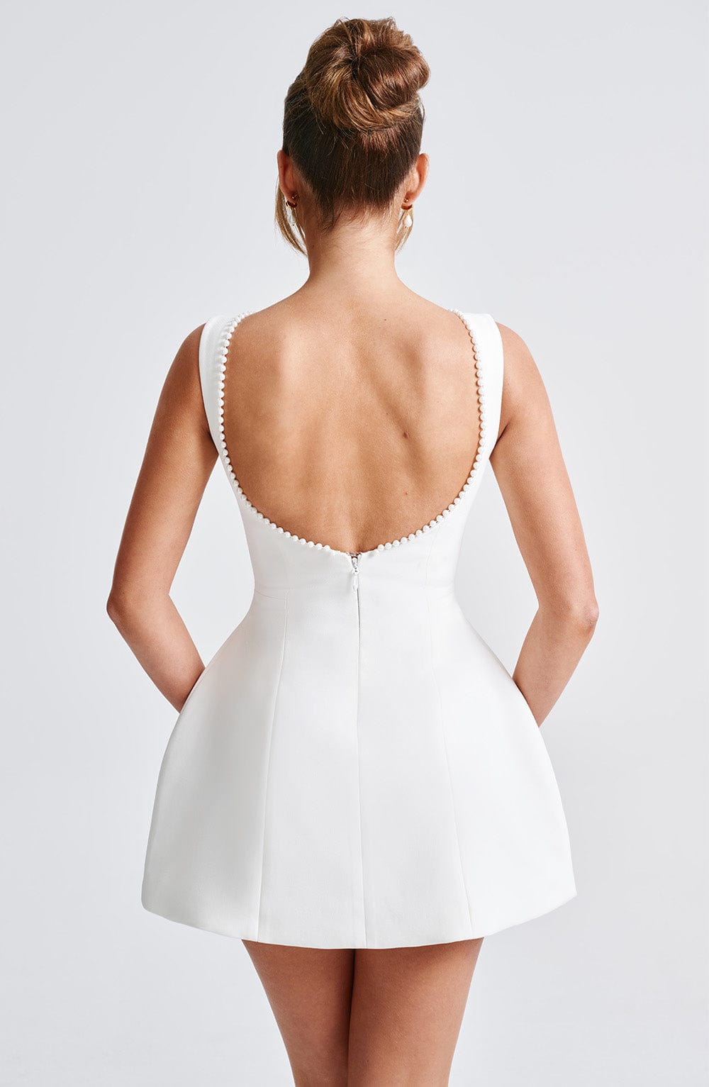 Catherine | Women's Wedding Guest Structured Mini Dress 7