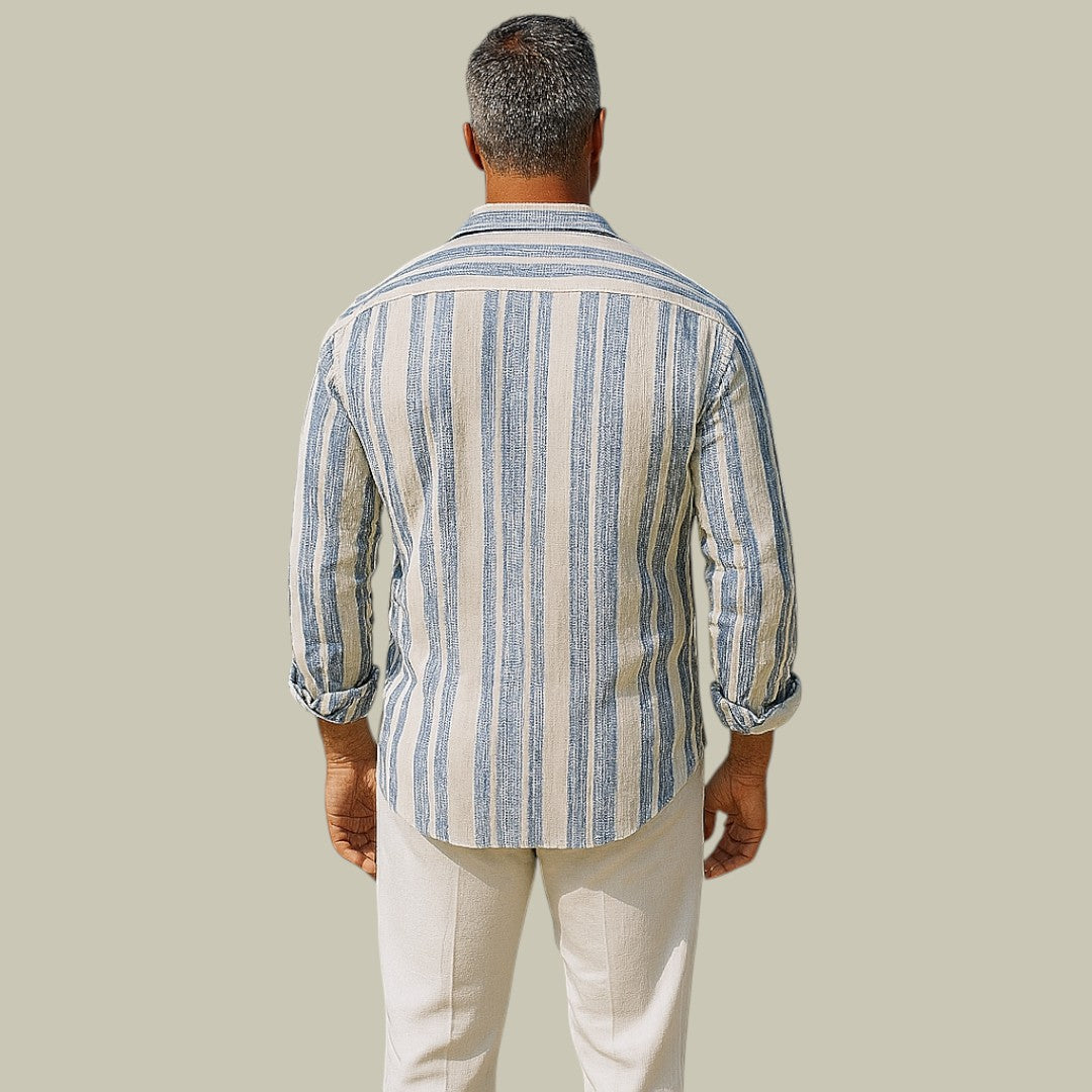 Mens Casual Linen Shirt