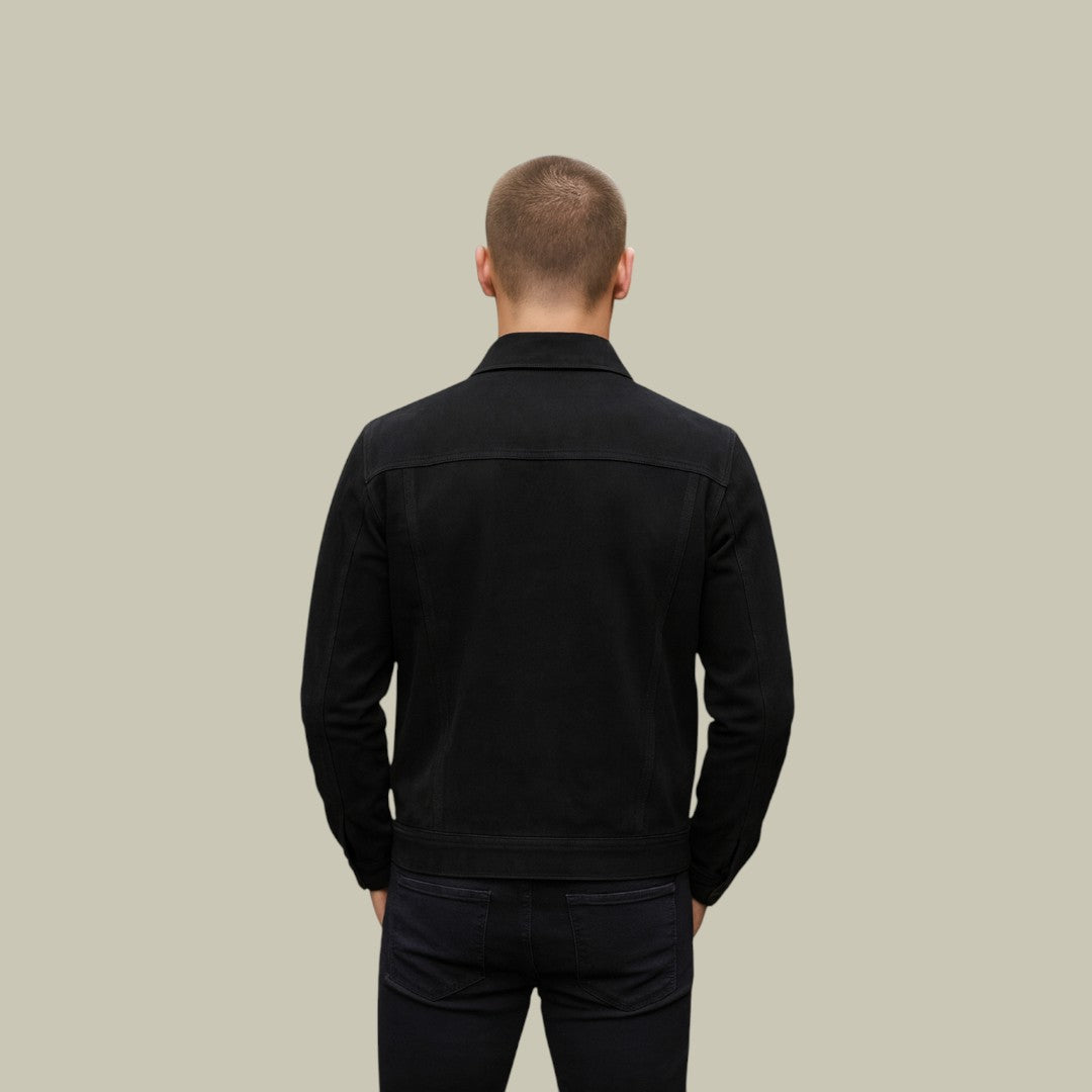 Mens Suede Jacket Pockets