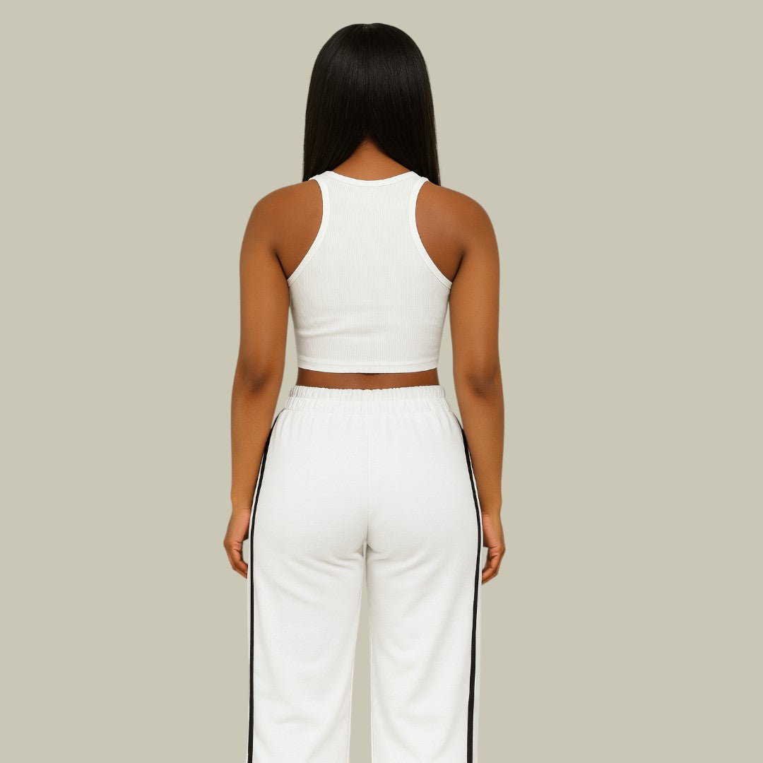 Womens Pants Sporty Wide Leg