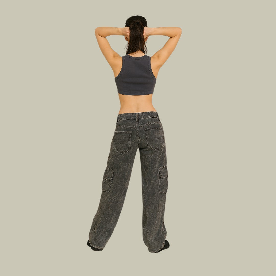 Womens Cargo Pants Camo