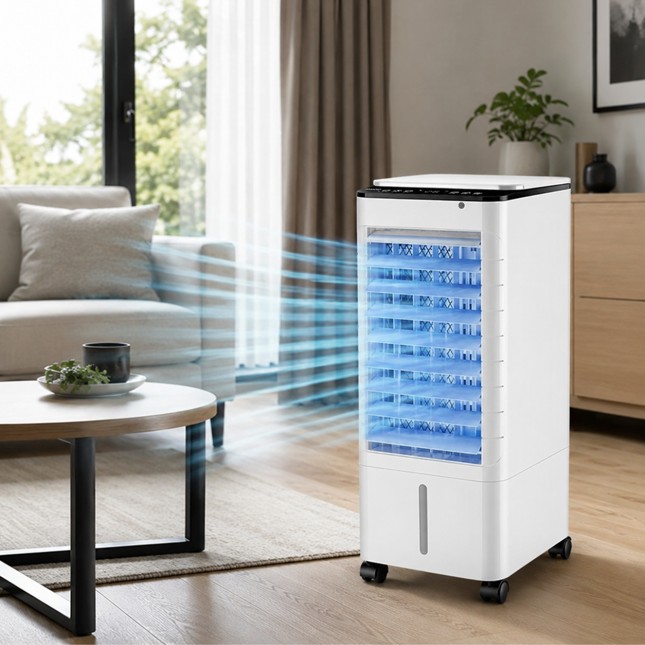Compact 3-in-1 Windowless Portable Air Conditioner – Cooling, Ventilation & Dehumidification 1