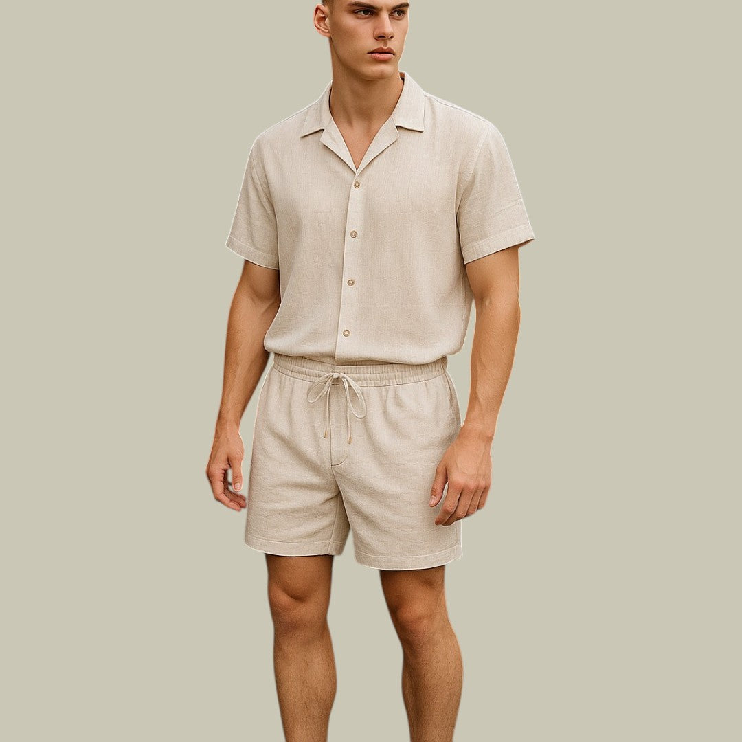 Men's Linen Old Money Summer Set
