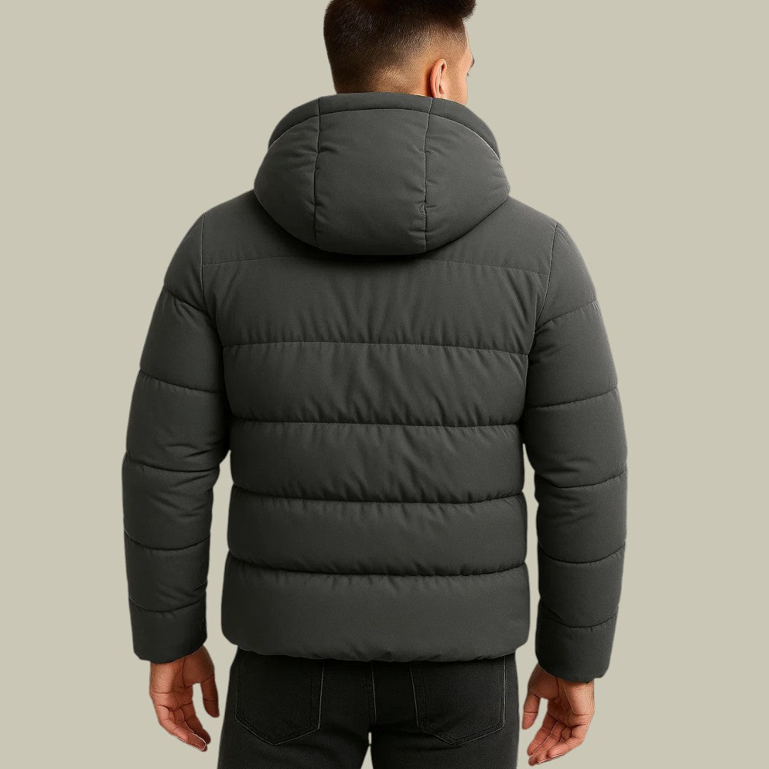 Mens Winter Jacket Puffer Hooded