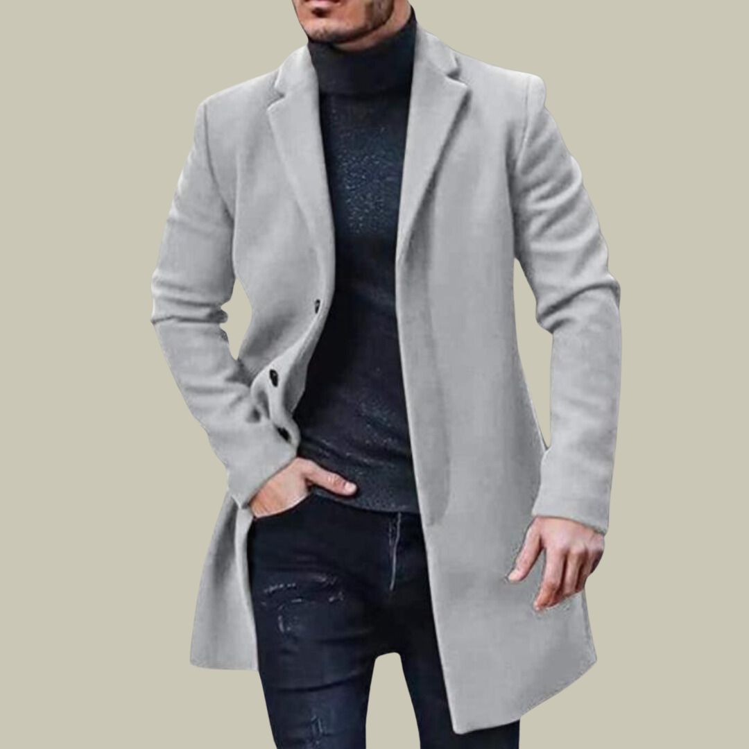 Mens Old Money Long Coat