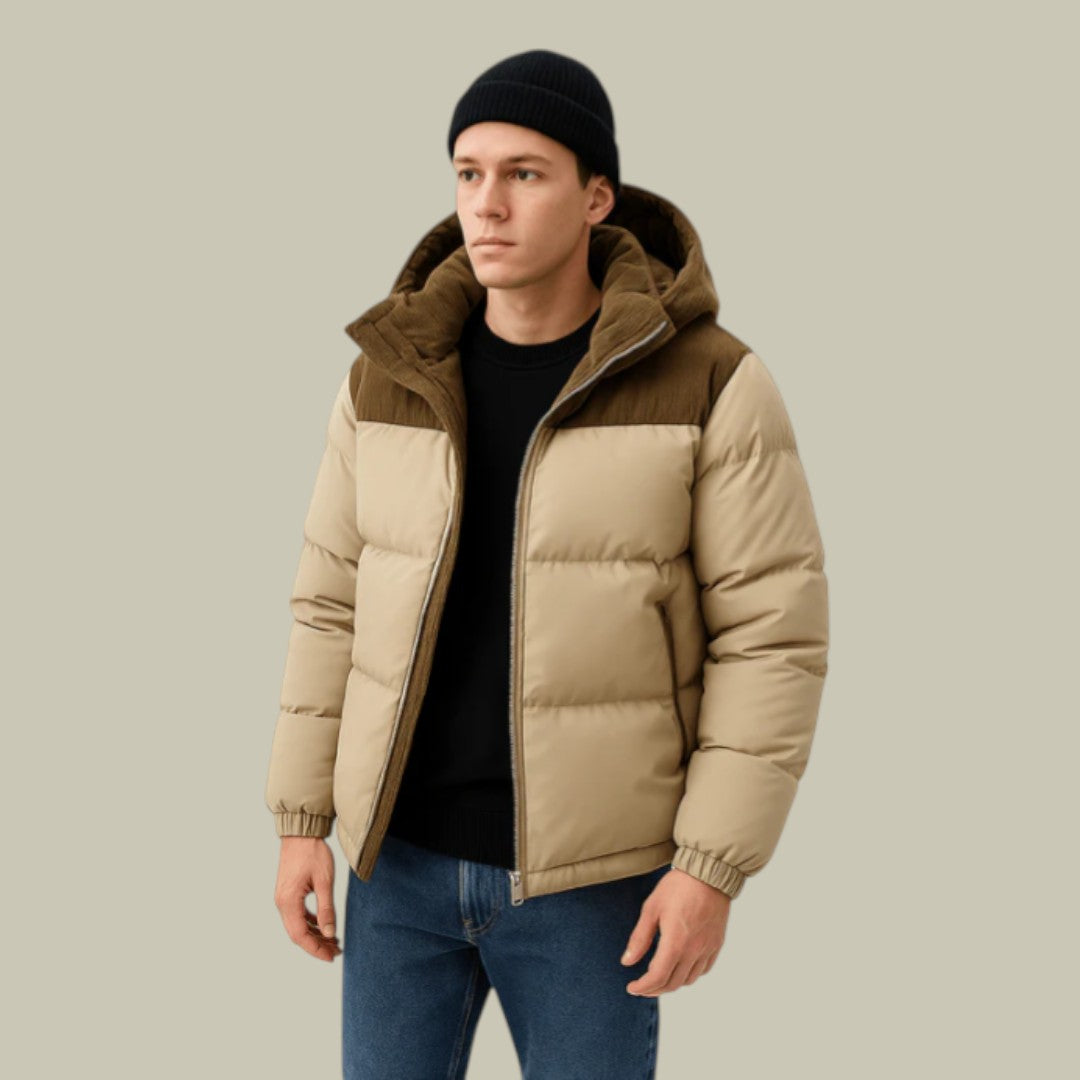 Mens Casual Puffer Jacket