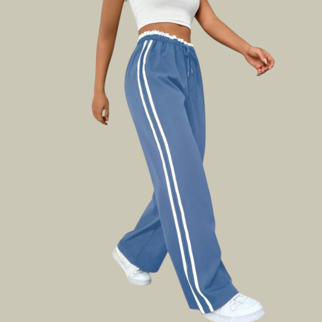 Womens Pants Sporty Wide Leg