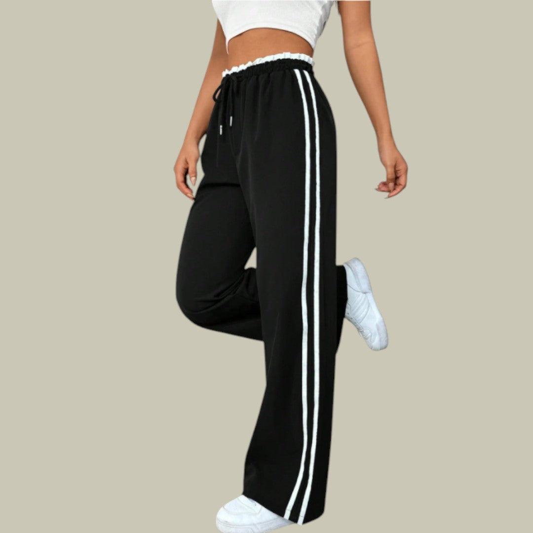 Womens Pants Sporty Wide Leg