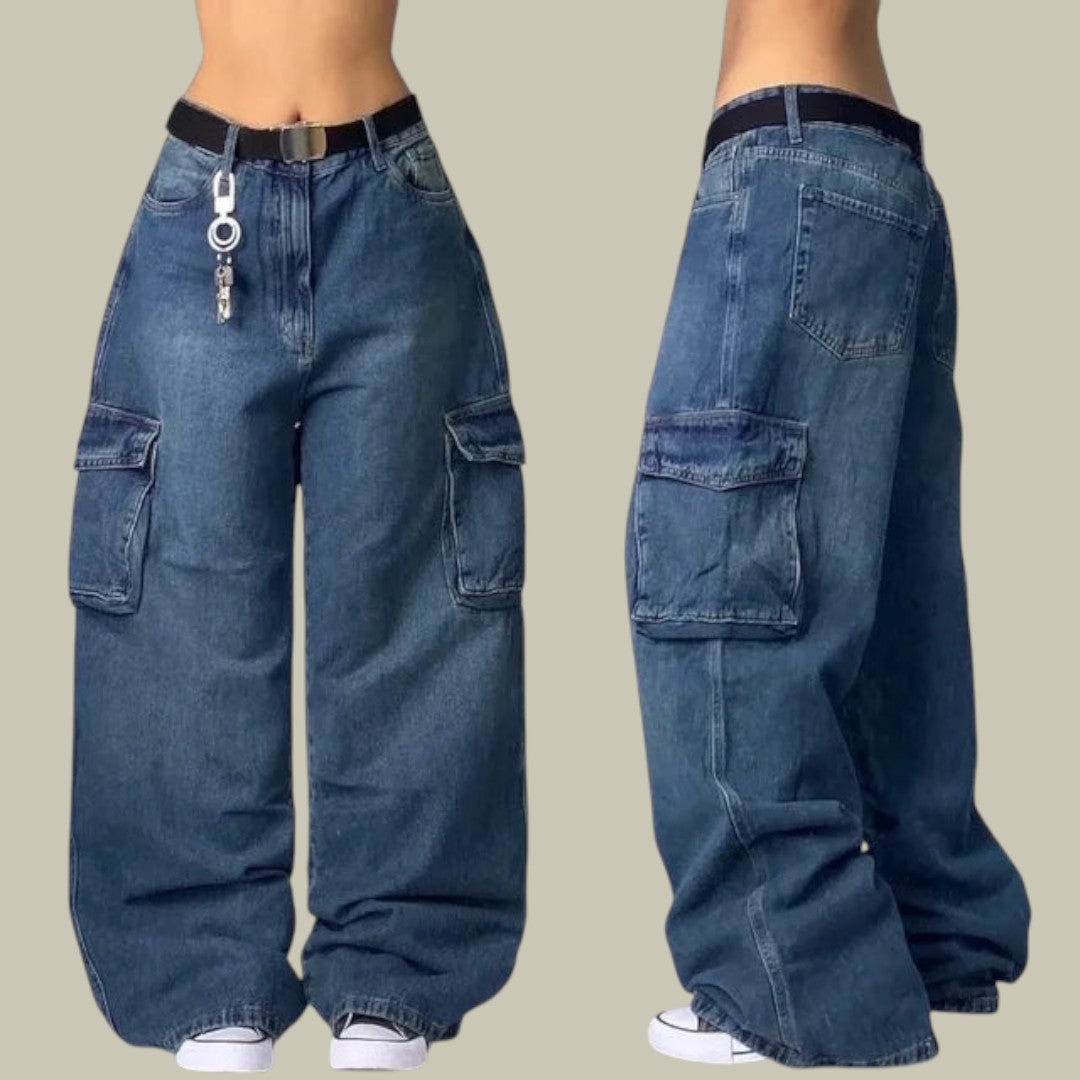 Womens Cargo Jeans