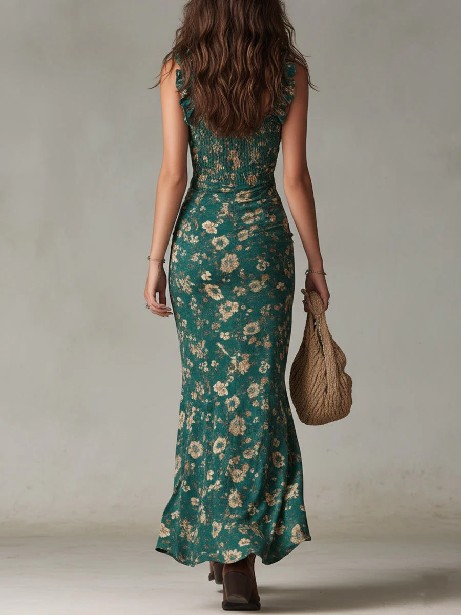 Zara | Retro Boho Maxi Dress 2