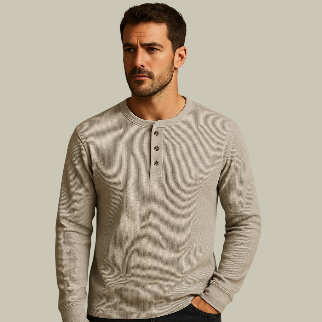 Mens Warm Long Sleeve Shirt