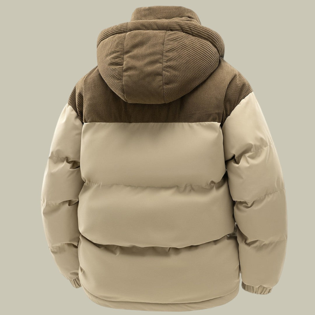 Mens Waterproof Hooded Bomber Jacket