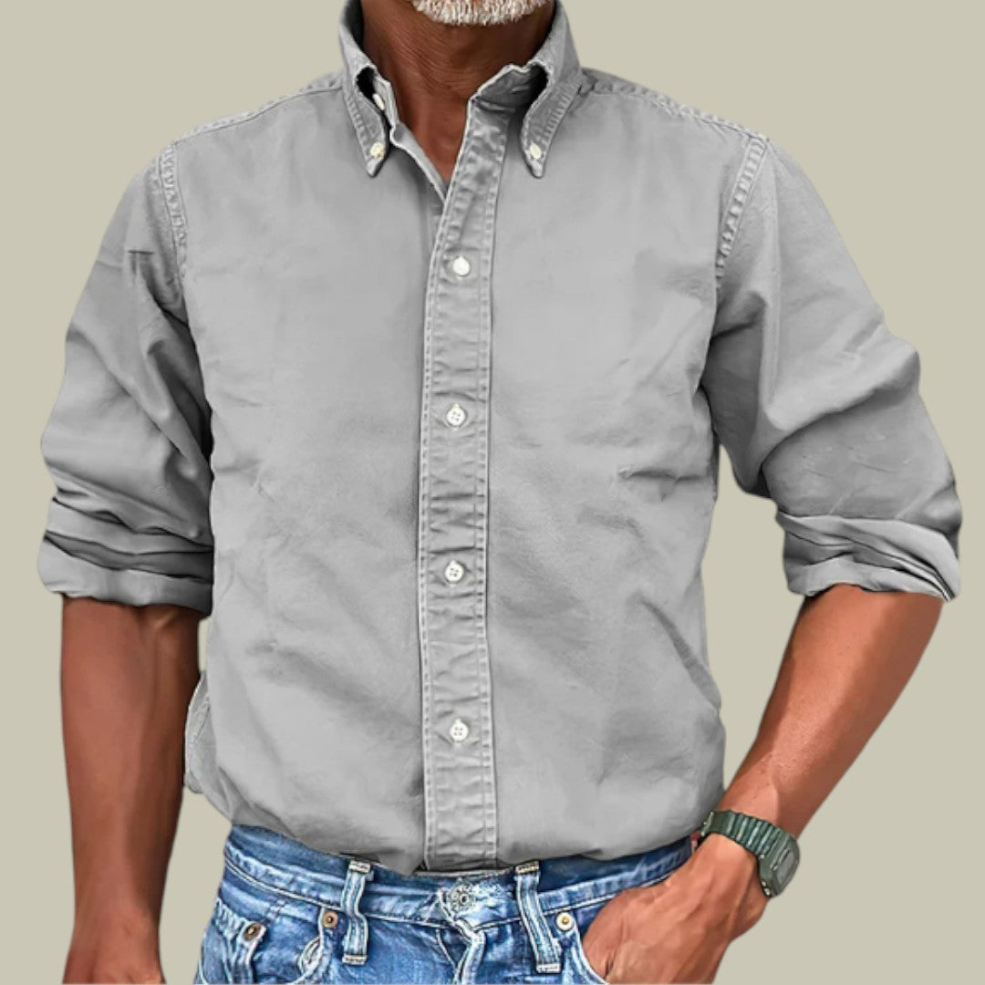 Mens Refined Long-Sleeve Shirt