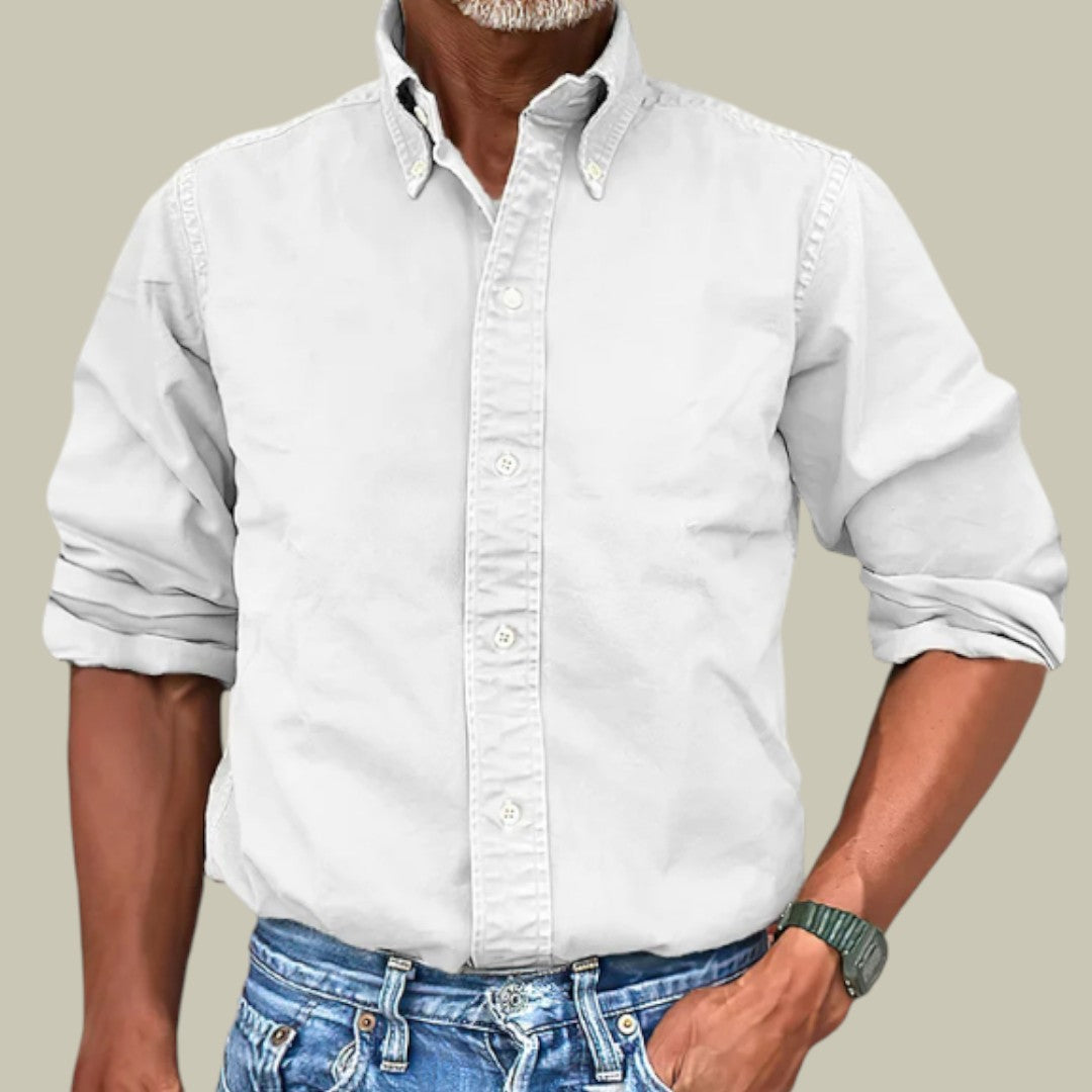 Mens Refined Long-Sleeve Shirt