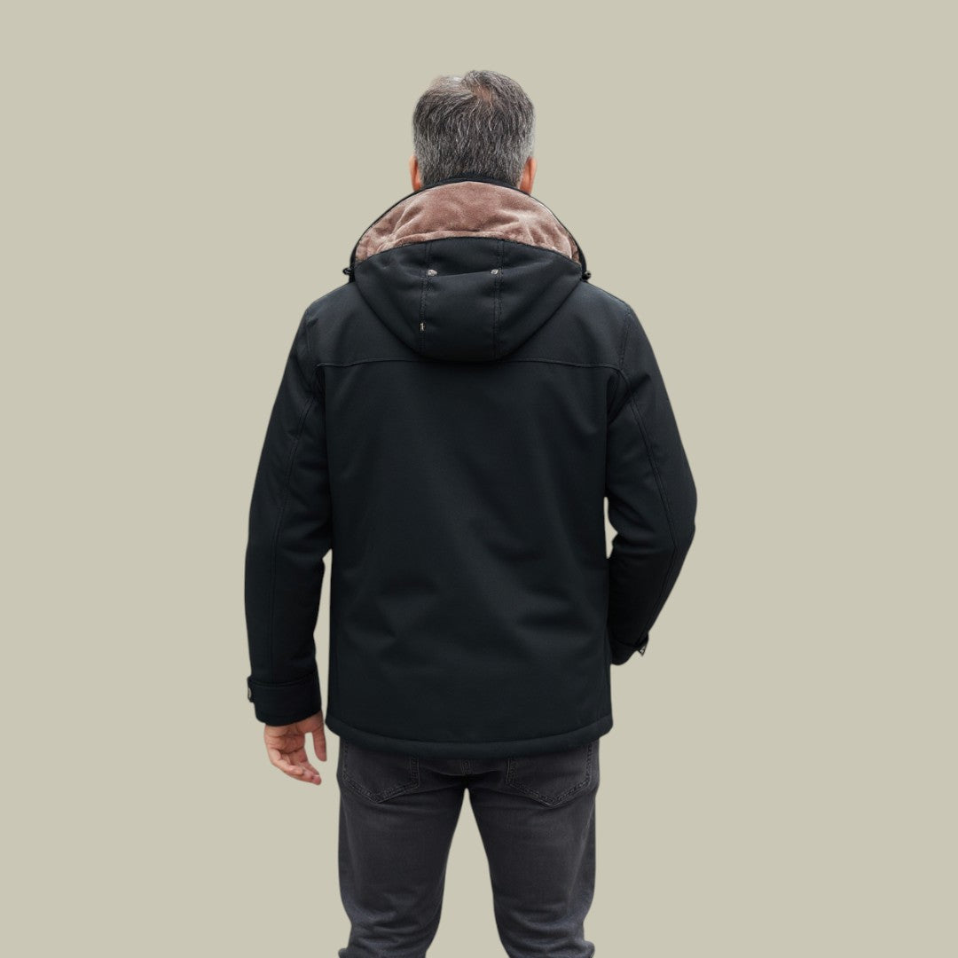 Mens Warm Winter Jacket Hooded