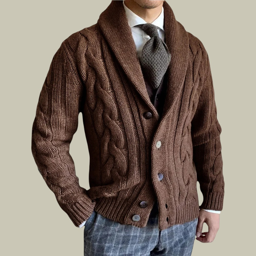 Mens Knitted Cardigan