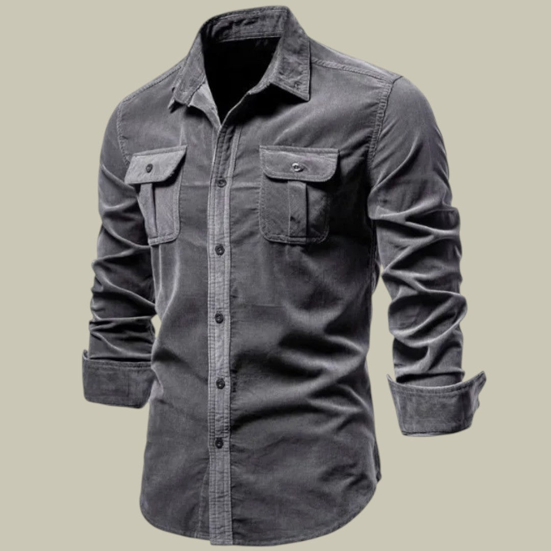 Mens Corduroy Casual Shirt