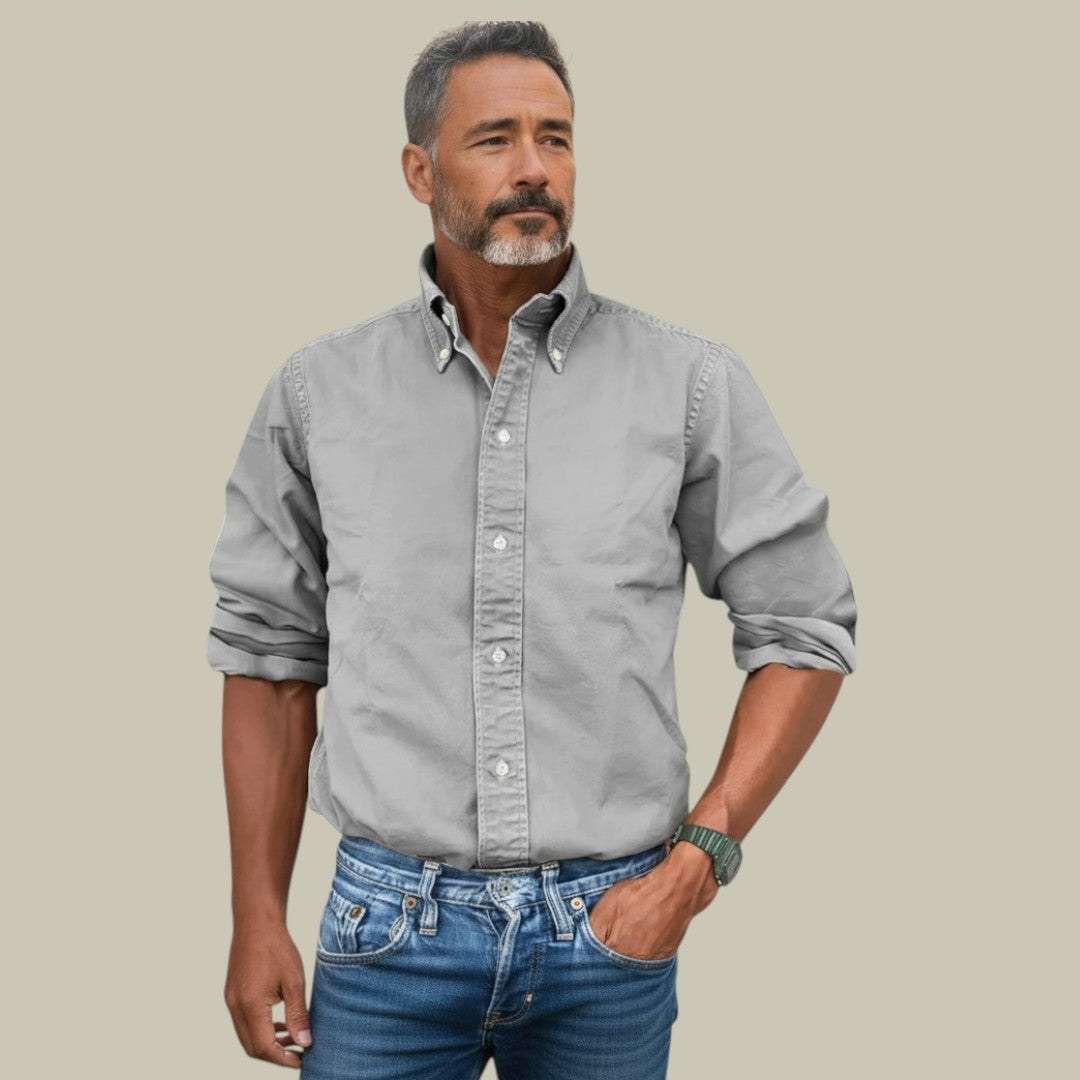 Mens Refined Long-Sleeve Shirt