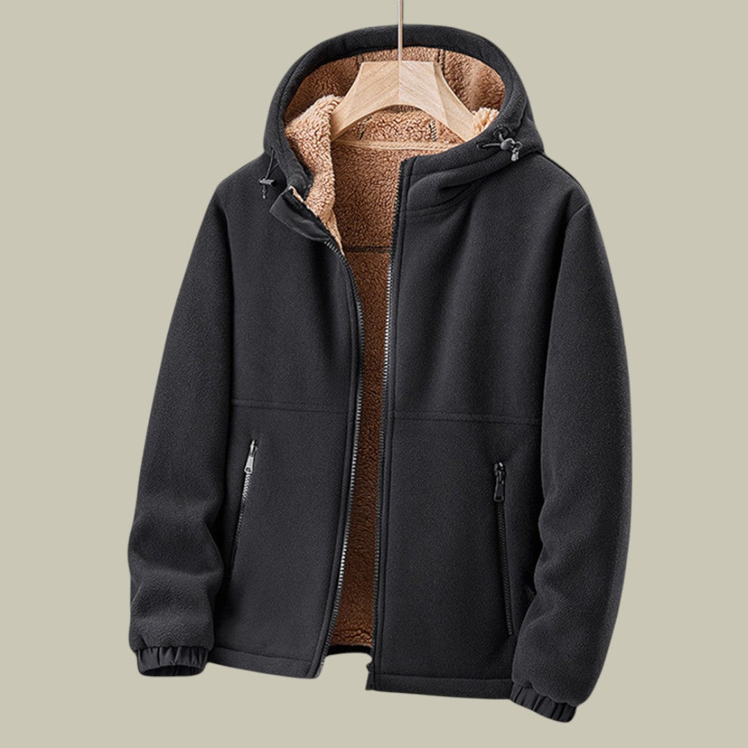 Mens Fleece Jacket Cardigan