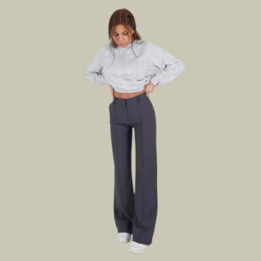 Womens Trousers Wide Chic
