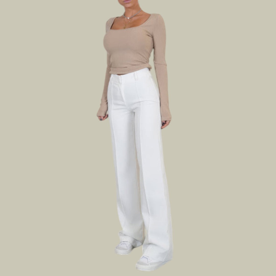 Womens Trousers Wide Chic