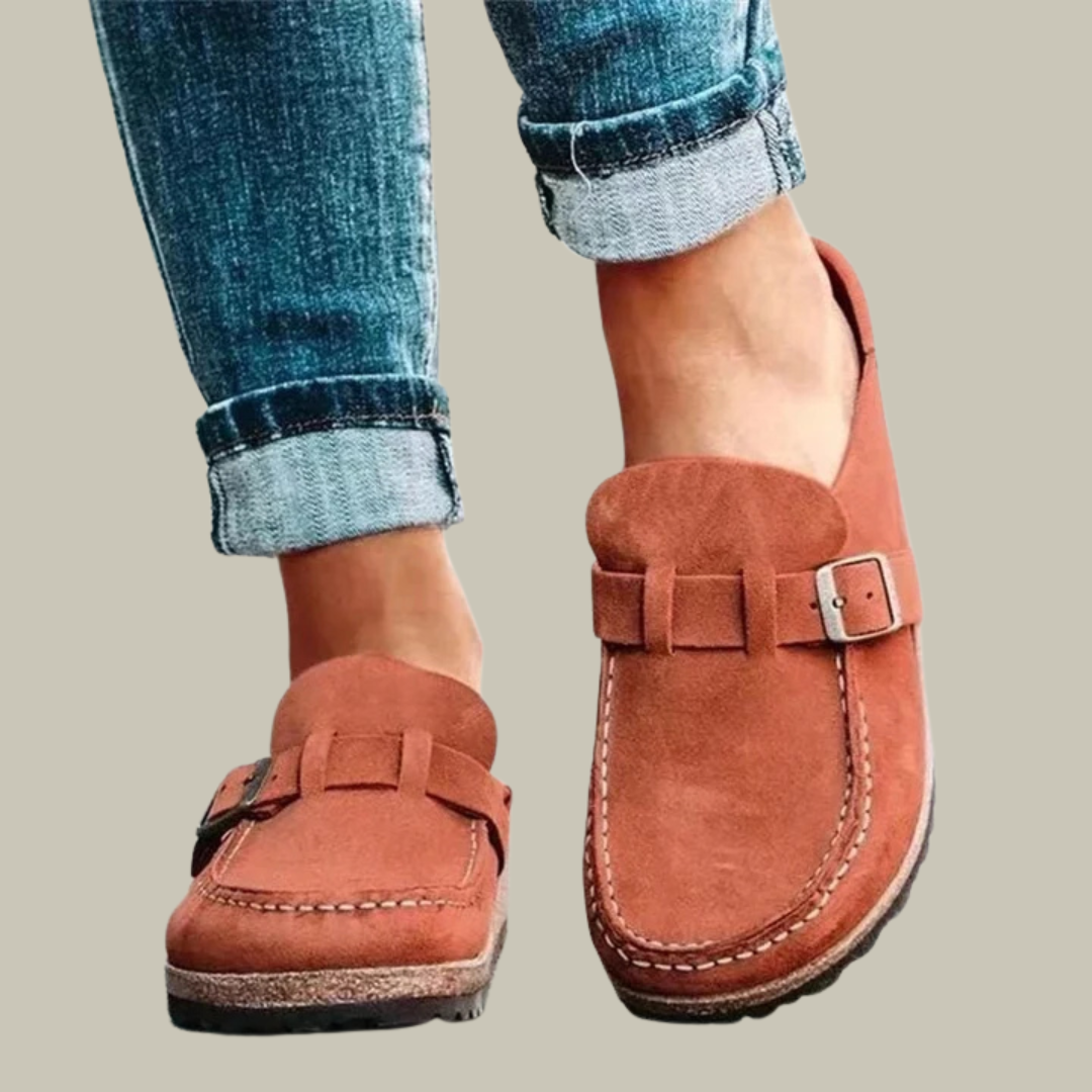 Women's Suede Orthopedic Mules Comfort