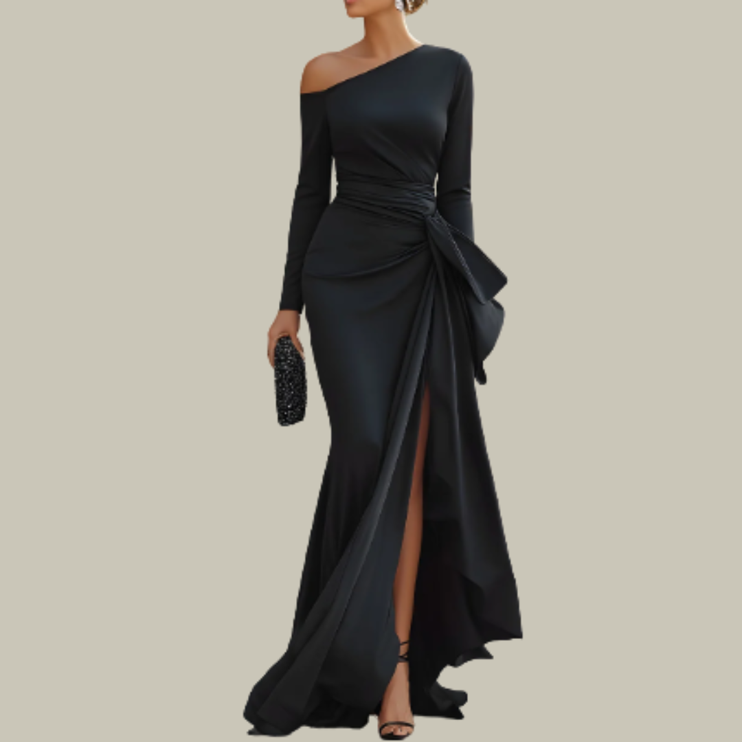 Mary | One-Shoulder Elegant Evening Gown