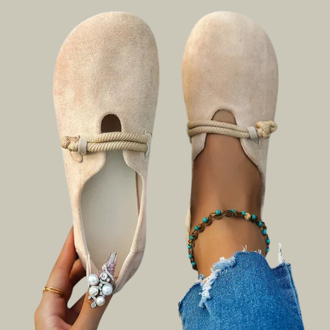 Women's Suede Rope Comfort Sandals