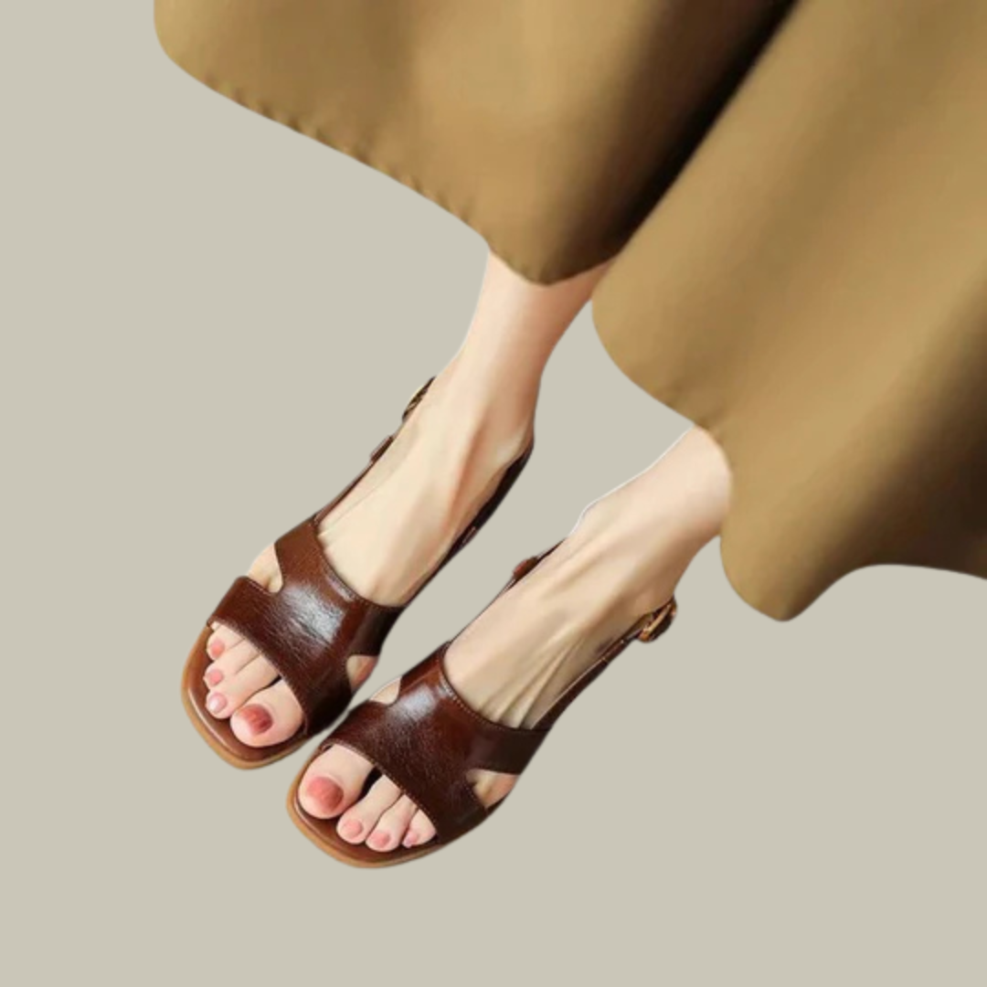 Women's Open Slingback Heeled Sandals